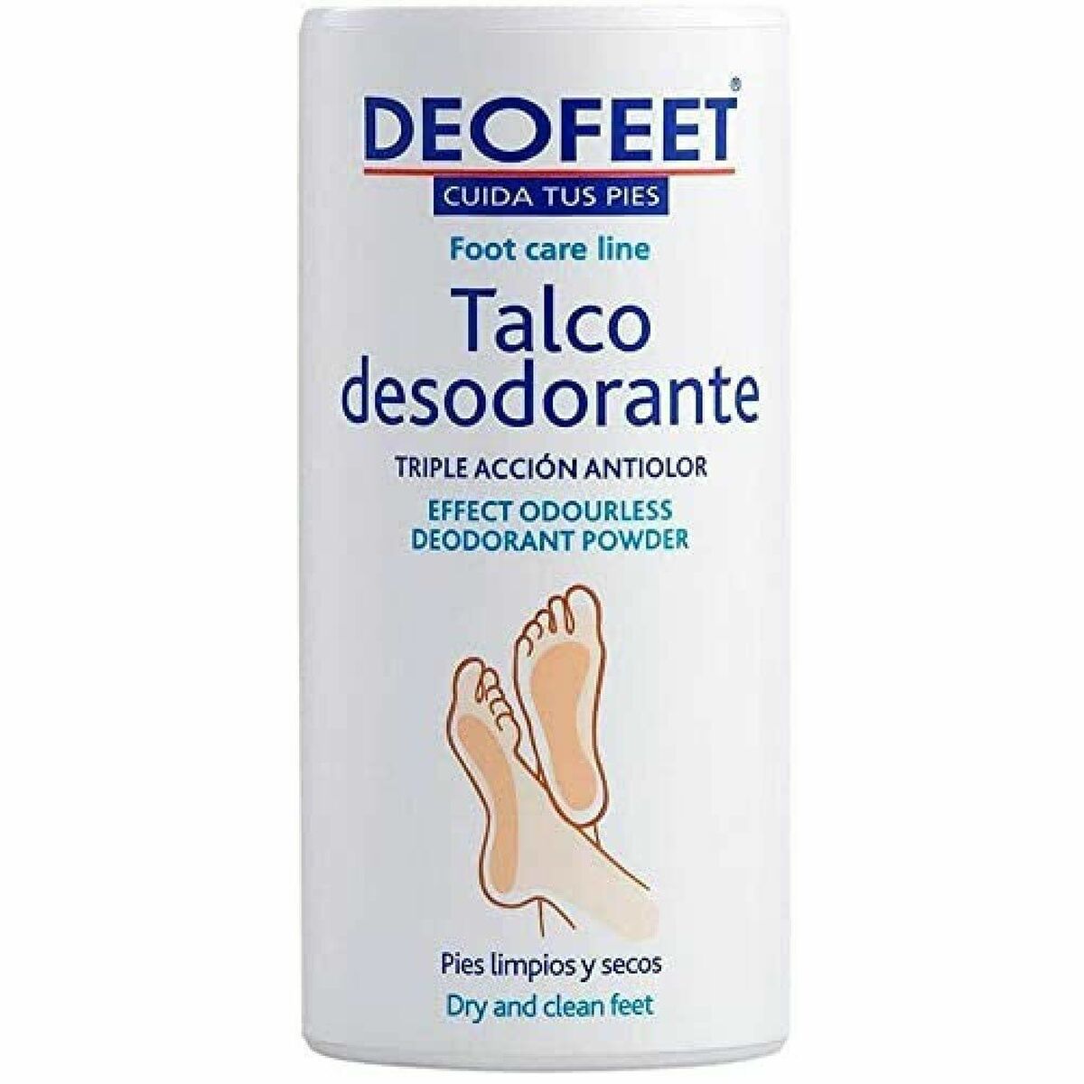 Desodorizante para Pés Luxana 1384-10259 100 g Pós de Talco