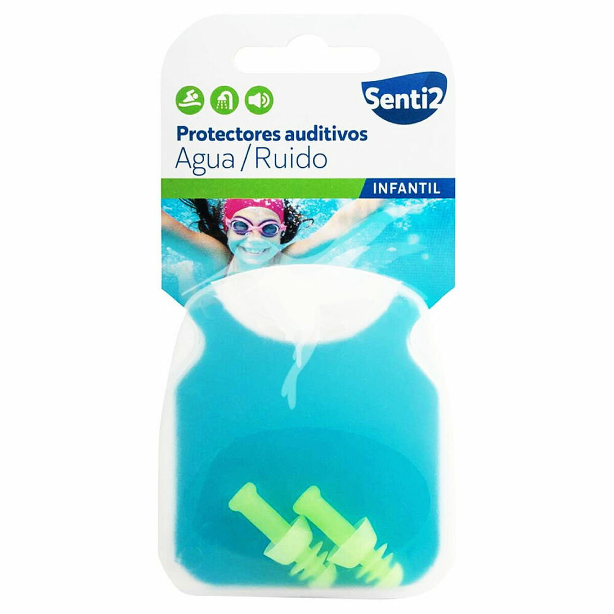 Tampões para os Ouvidos Senti2 Infantil (2 uds)