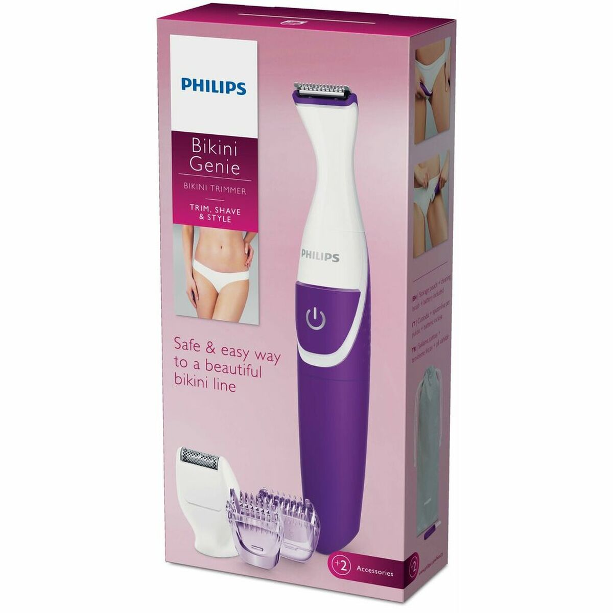 Aparador de Cabelo-Máquina de Barbear Philips BRT383/15