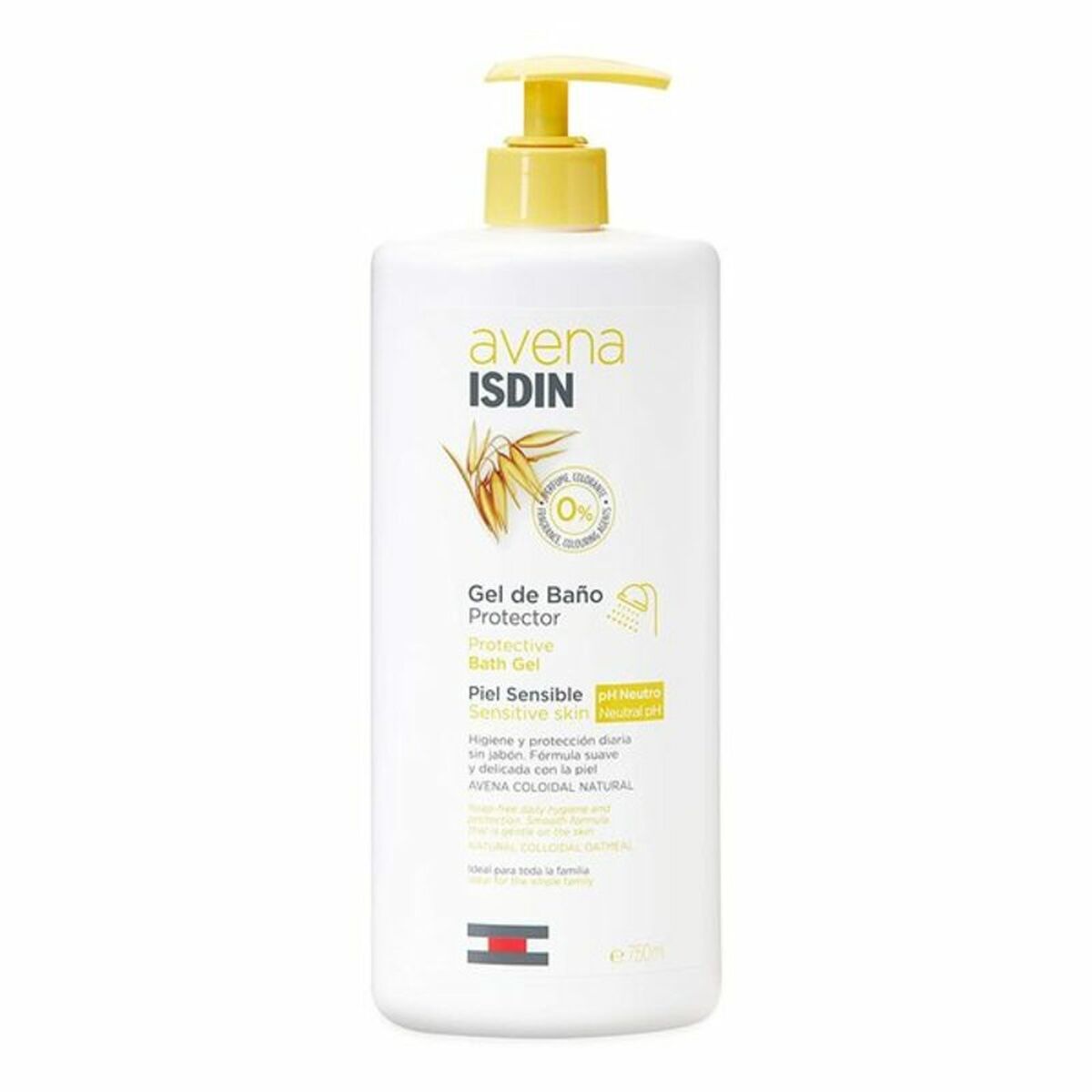 Gel de Banho Isdin Avena 750 ml Aveia Protetor
