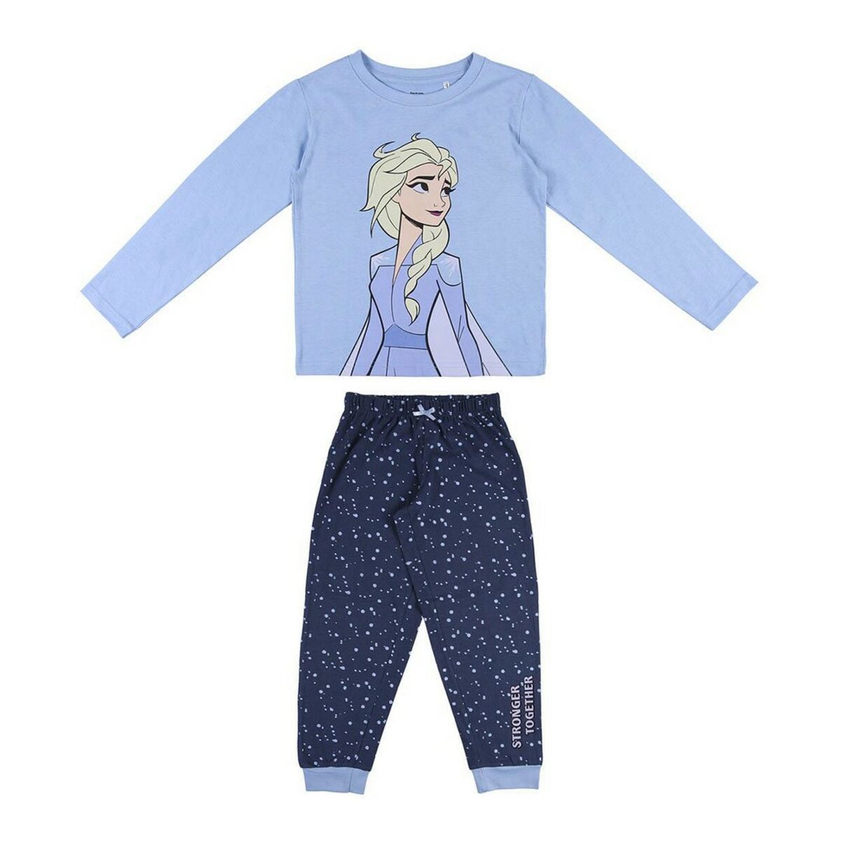 Pijama Infantil Frozen Azul Claro
