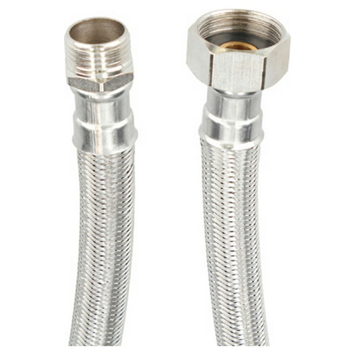 Mangueira Fontastock Aço inoxidável AISI 304 EPDM Macho 1/2" - Fêmea 3/4" 40 cm