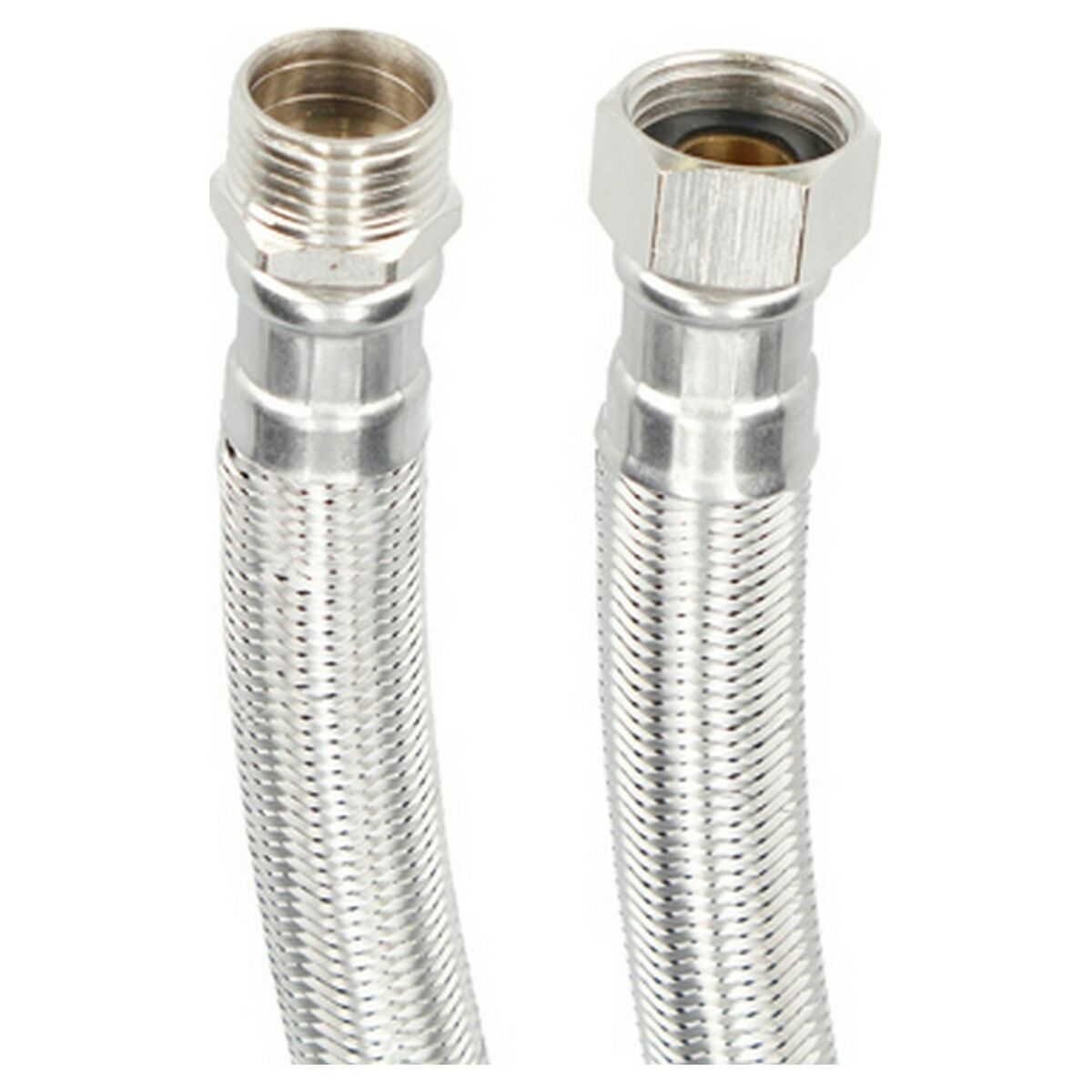 Mangueira Fontastock Aço inoxidável AISI 304 EPDM Macho 1/2" - Fêmea 1/2" 25 cm