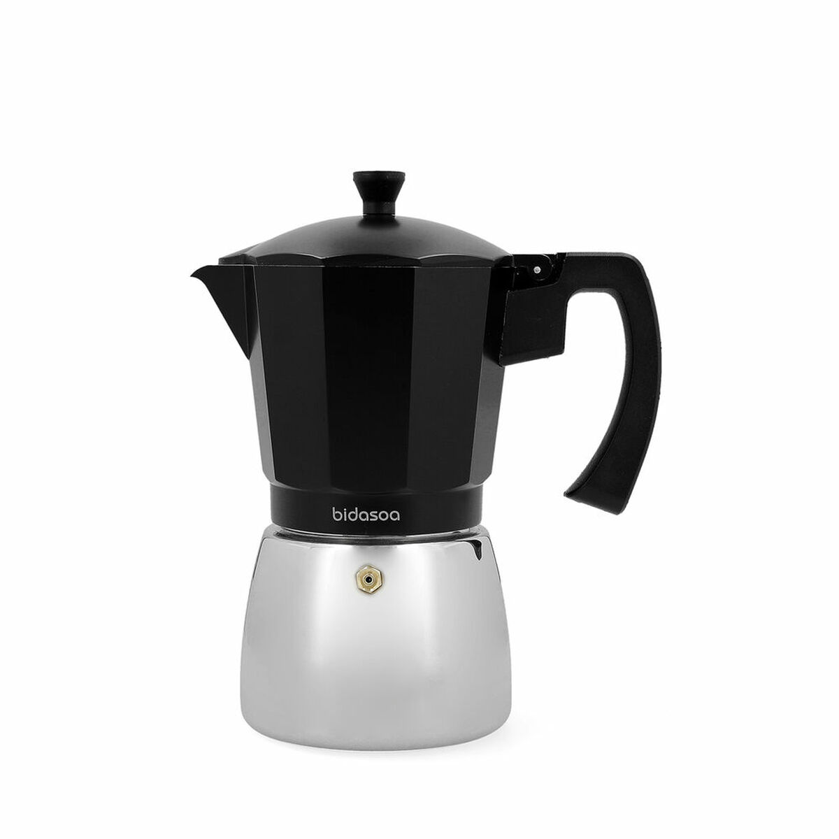 Cafeteira Italiana Bidasoa Tribeca Metal Aço 9 Copos
