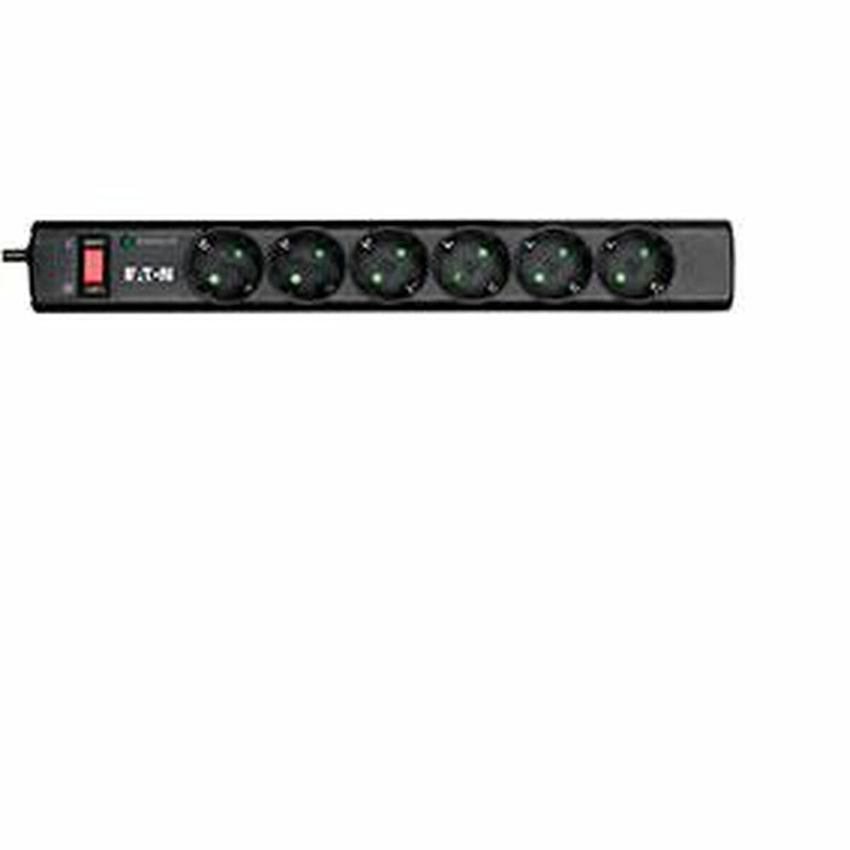 Extensão com 6 Tomadas com Interruptor Eaton PS6D (1 m)