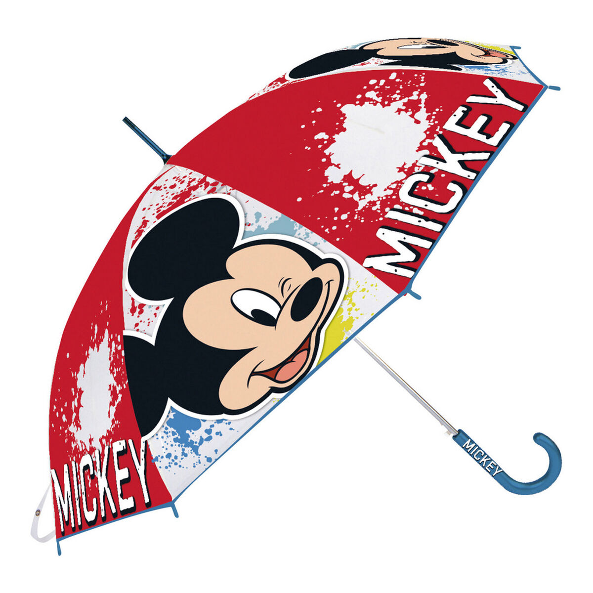 Guarda-Chuva Mickey Mouse Happy smiles Vermelho Azul (Ø 80 cm)