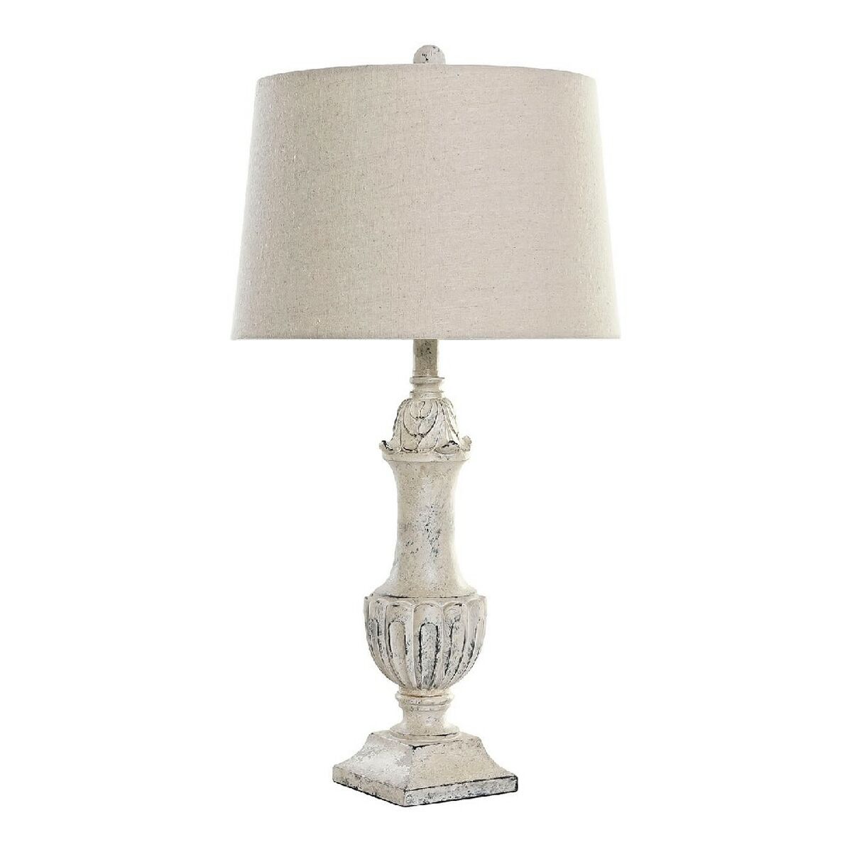 Lâmpada de mesa DKD Home Decor Creme Resina 220 V 60 W 38 x 38 x 73 cm