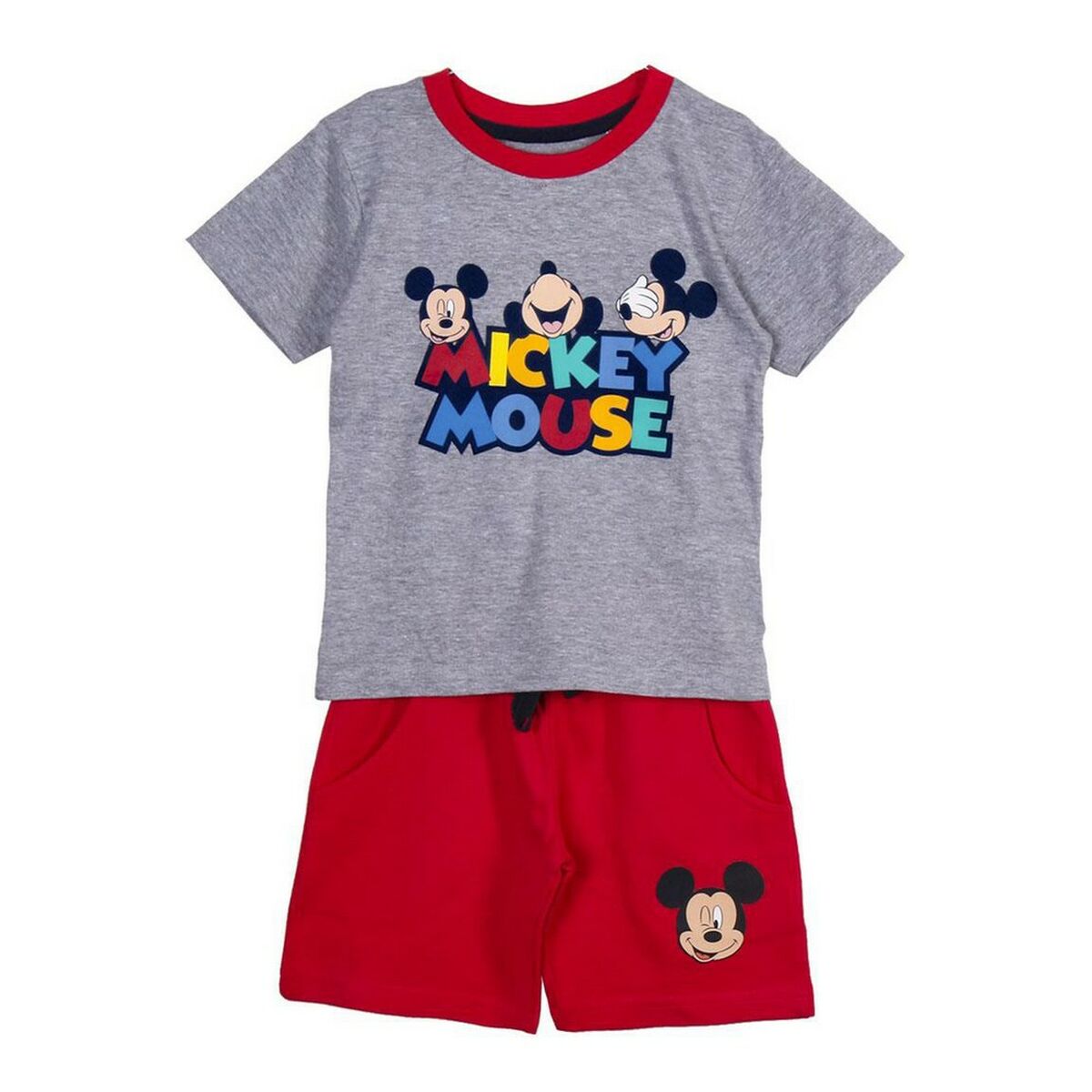 Conjunto de Vestuário Mickey Mouse Cinzento