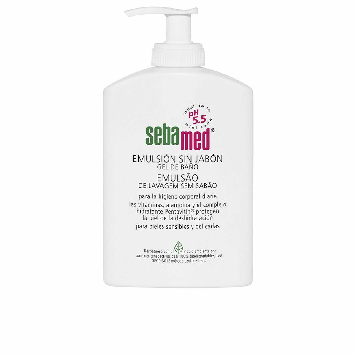Gel de duche Sebamed Emulsión Sin Jabón 500 ml