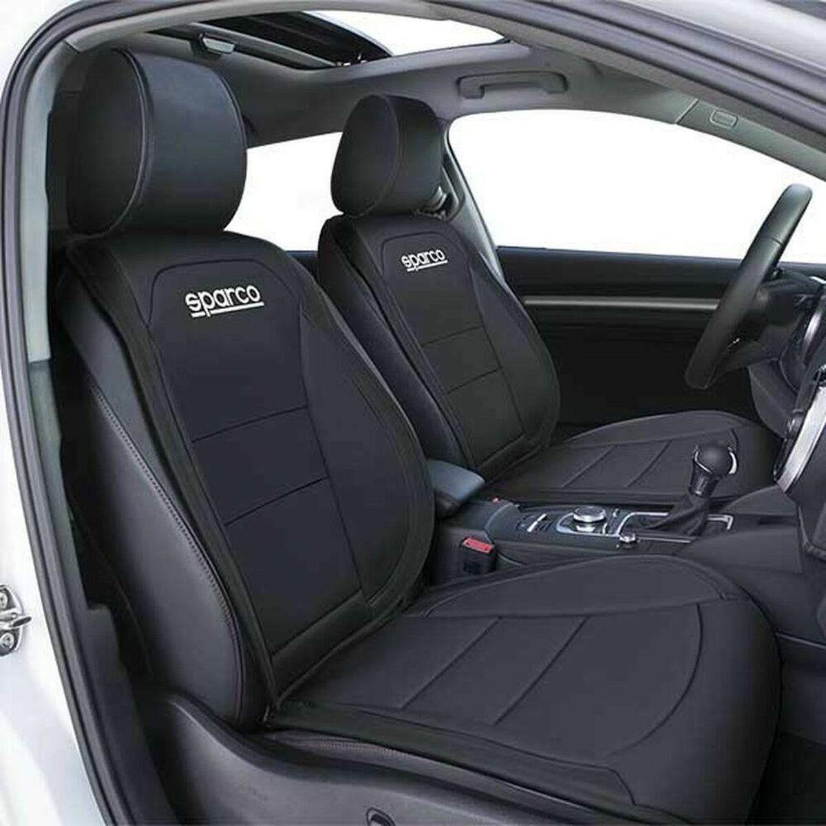 Capa para assento Sparco SPCS424BK Preto 1 Unidade