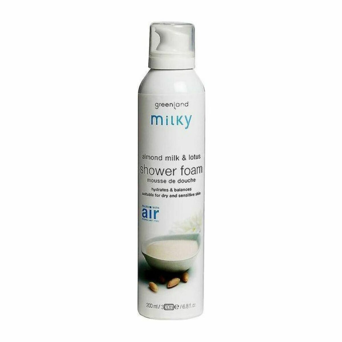 Mousse de Duche Greenland Almond MIlk & Lotus (200 ml)