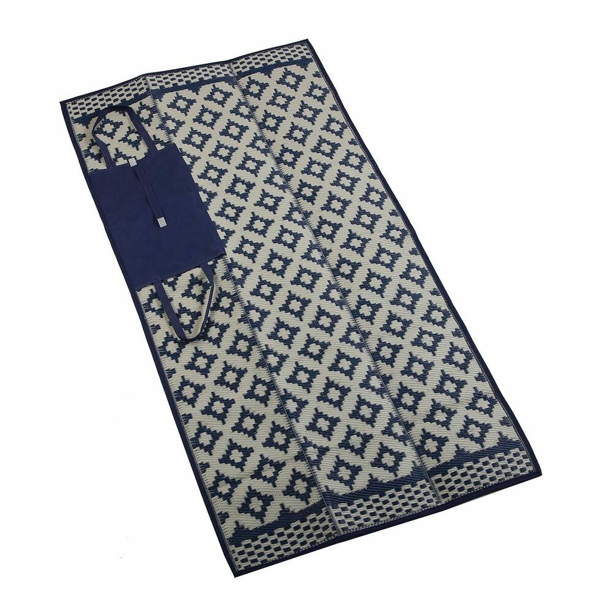 Esteira de praia PICNIC Versa ROMBOS Azul 90 x 1 x 180 cm