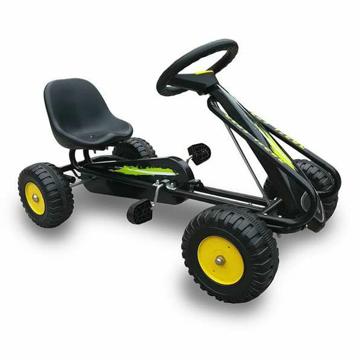 Carro a pedal Go Kart Black