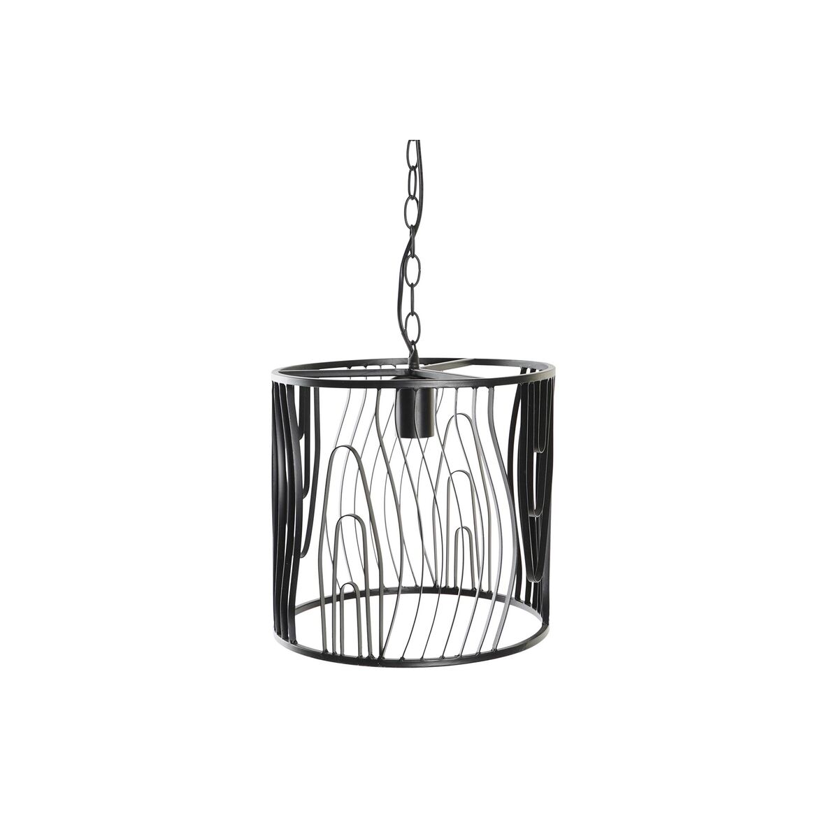 Candeeiro de teto DKD Home Decor Preto 220 V 50 W (30 x 30 x 28 cm)