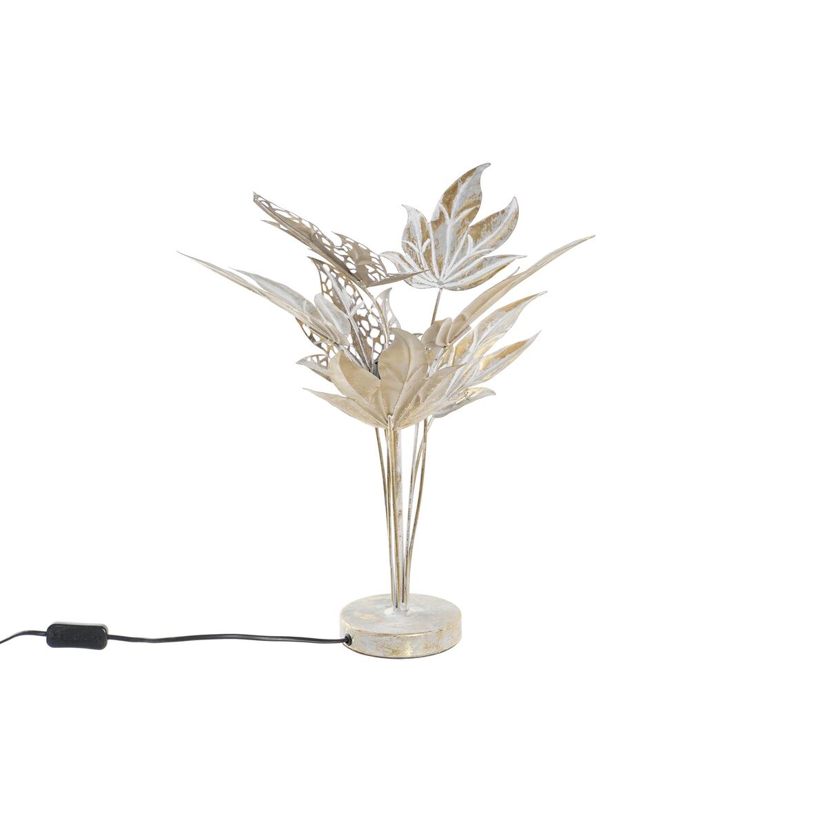 Lâmpada de mesa DKD Home Decor Cinzento Metal 42 x 42 x 47 cm