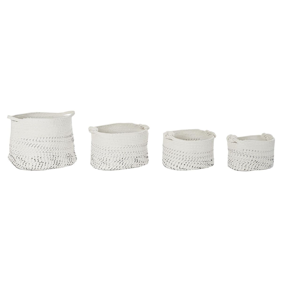 Conjunto de Cestas DKD Home Decor Boho 36 x 36 x 33 cm