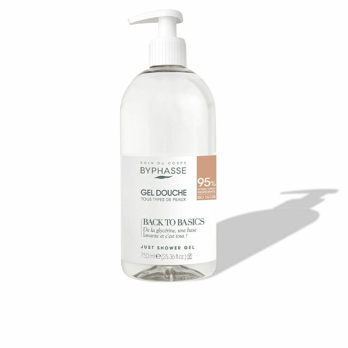 Gel de duche Byphasse Back To Basics 750 ml