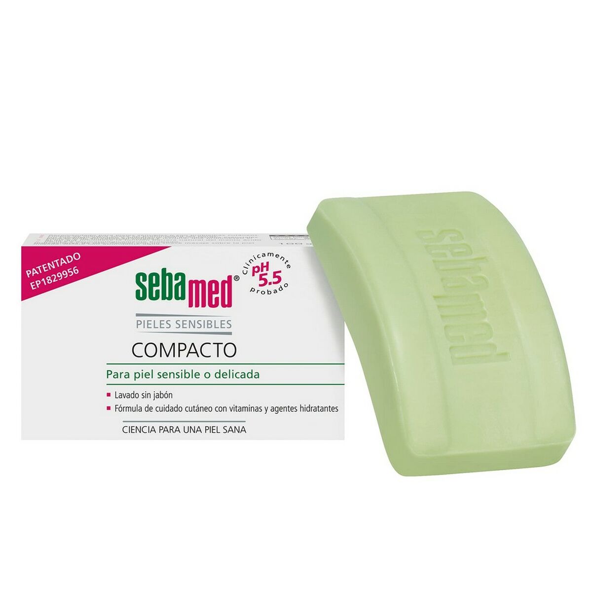 Barra de Gel Sebamed Compacto 150 g Sem Sabão Pele sensível