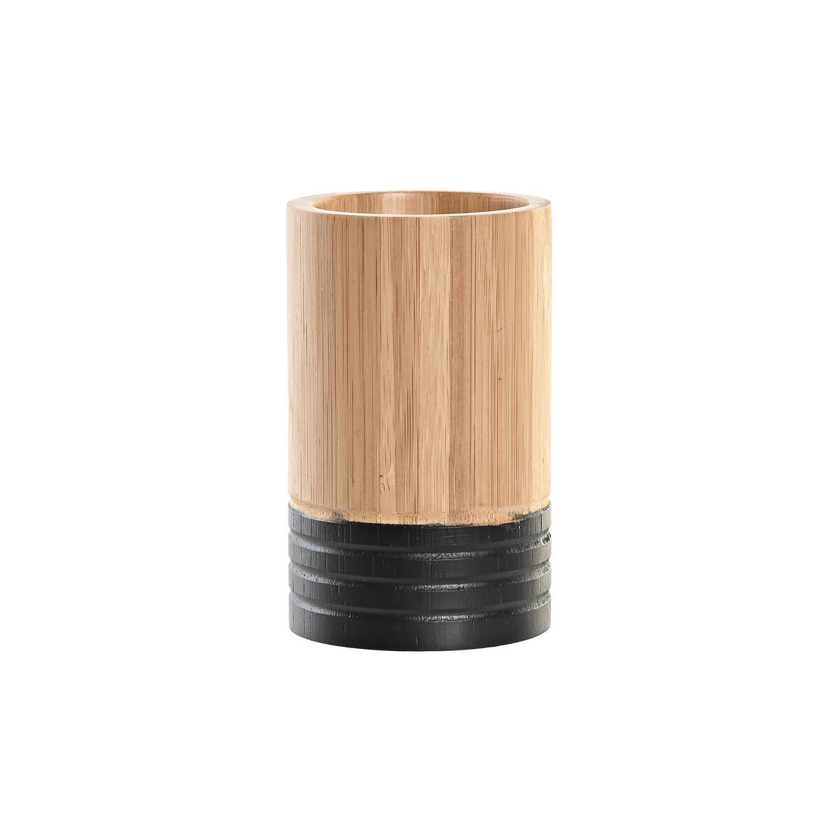 Suporte para a escova de Dentes DKD Home Decor Bambu 7 x 7 x 11 cm