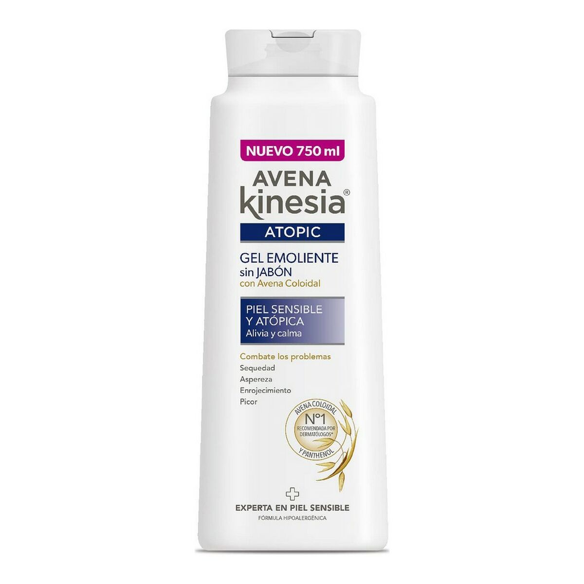 Gel de Duche Sem Sabão Avena Kinesia Avena Topic 750 ml
