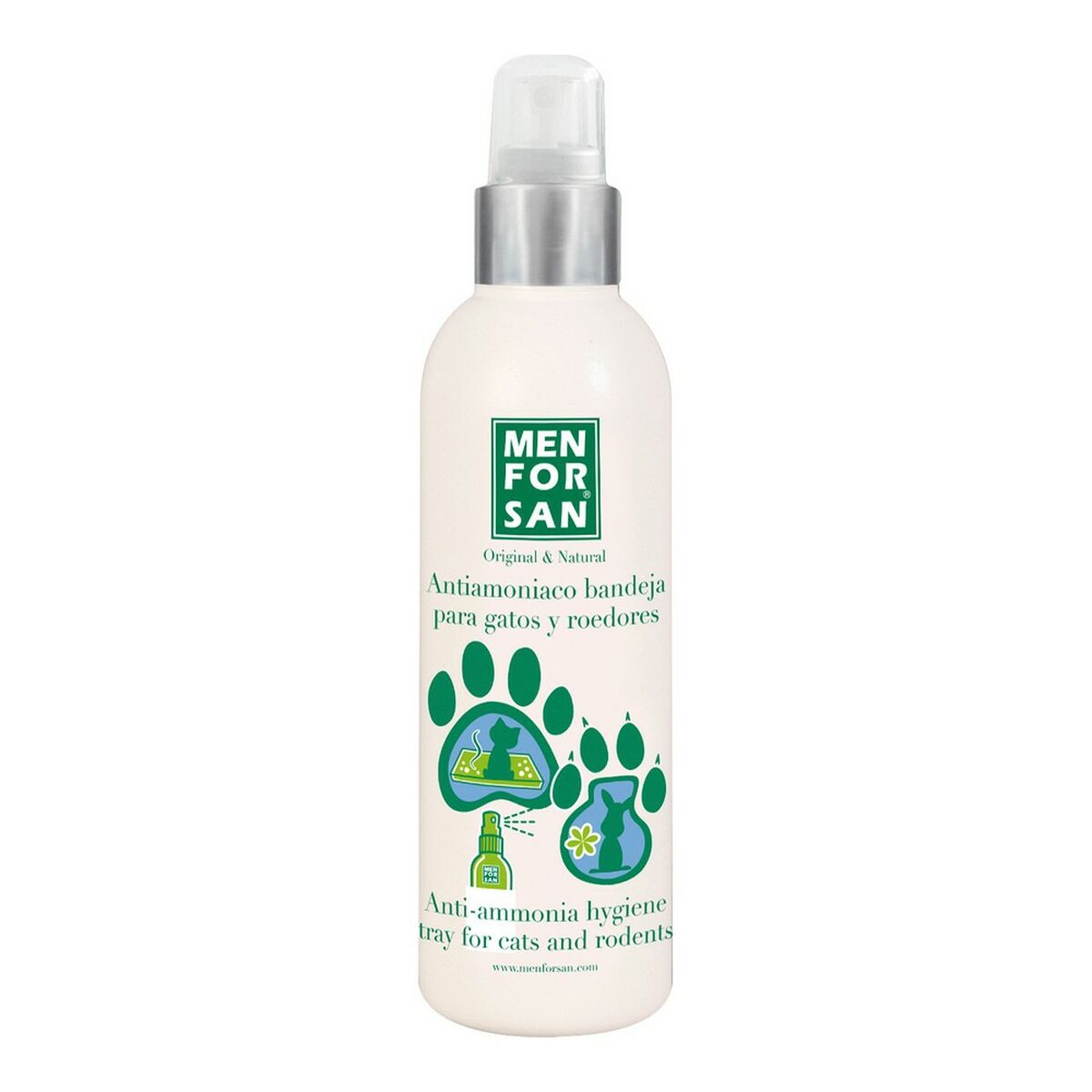 Anti-amoníaco Menforsan 125 ml Gato Roedores Caixa de areia