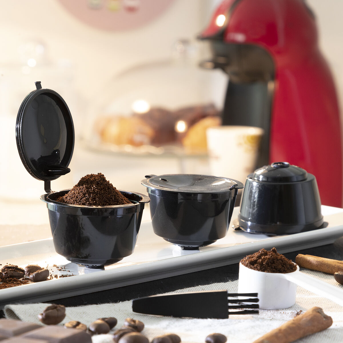 Conjunto de 3 Cápsulas de Café Reutilizáveis Redol InnovaGoods