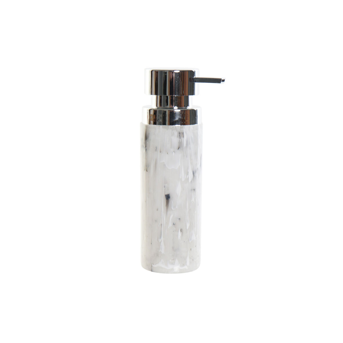 Saboneteira DKD Home Decor Branco poliestireno ABS Moderno 6,5 x 6,5 x 21,5 cm Cozinha