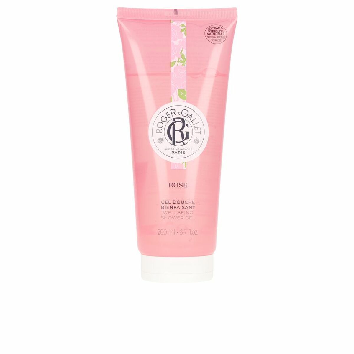 Gel de duche Roger & Gallet Rose 200 ml