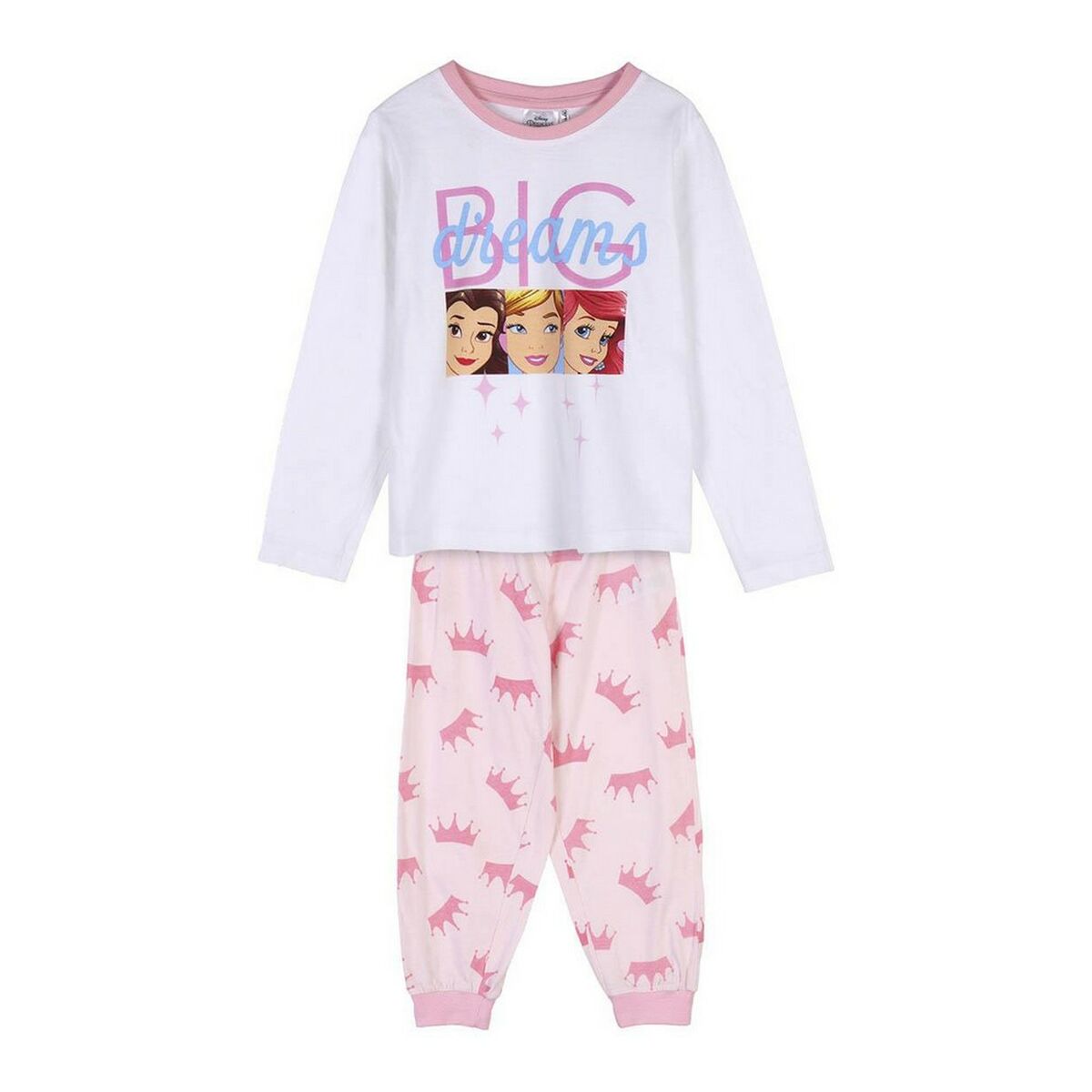 Pijama Infantil Disney Princess Branco
