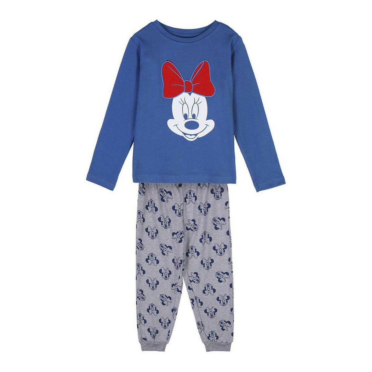 Pijama Infantil Minnie Mouse Azul escuro