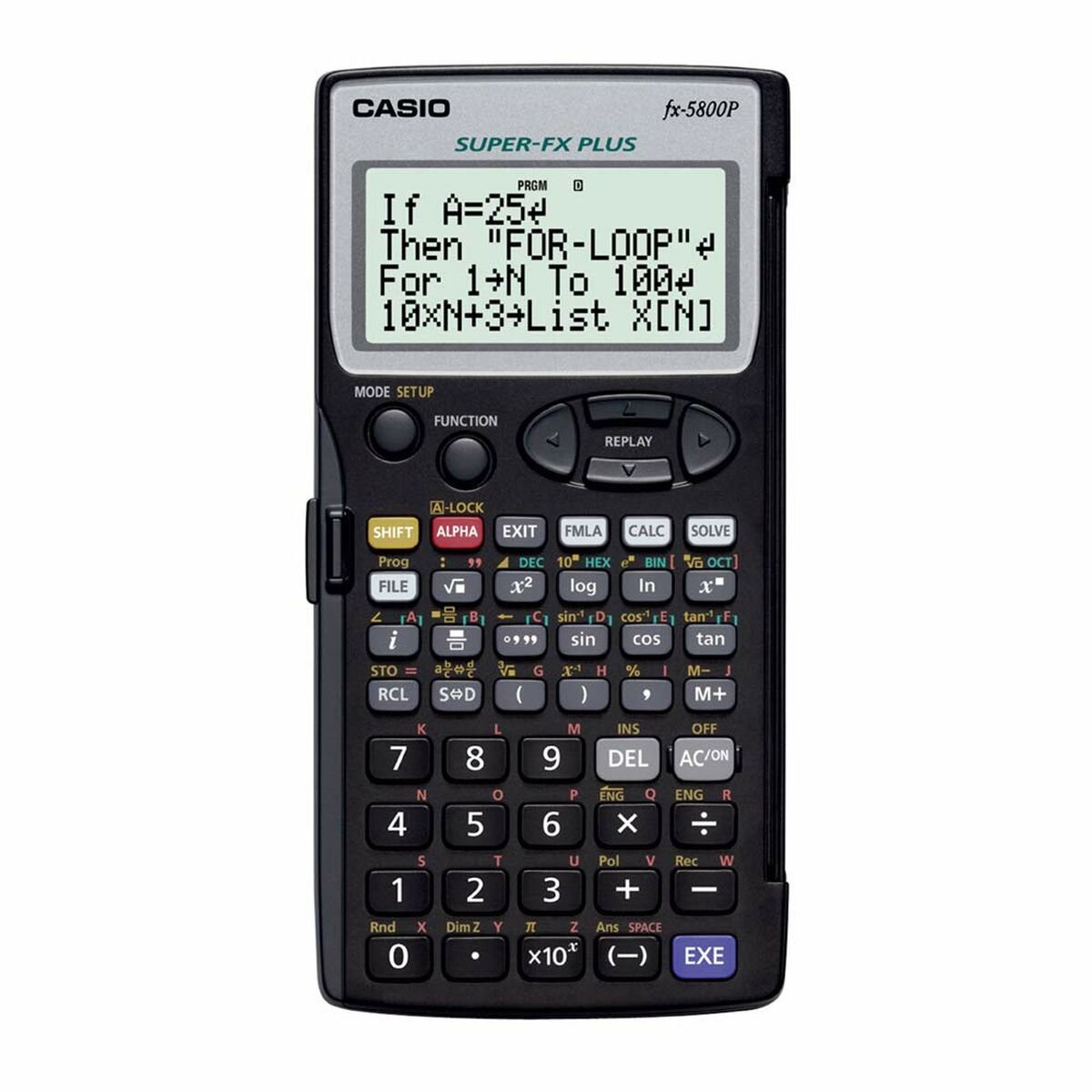 Calculadora Científica Casio FX-5800P Preto