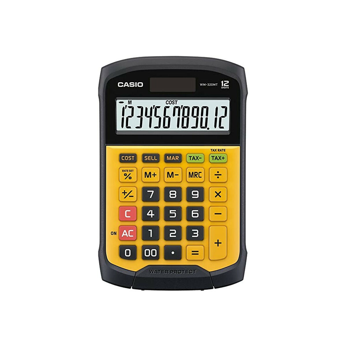 Calculadora Casio Amarelo 16,8 x 10,8 x 3,3 cm