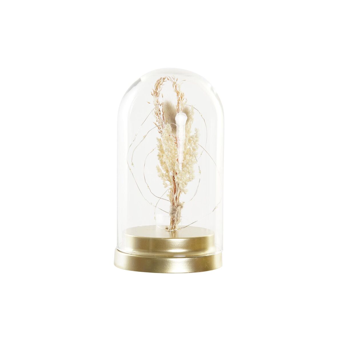 Decoração luminosa DKD Home Decor Metal Cristal Flor 30 x 40 cm 12 x 12 x 22 cm