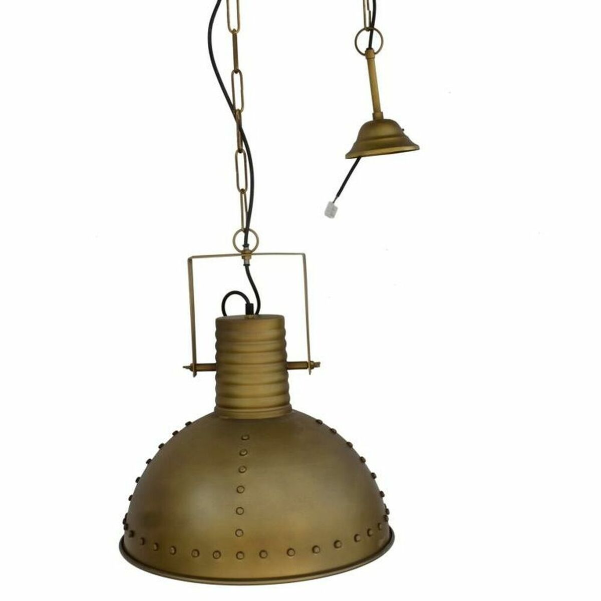Candeeiro de teto DKD Home Decor Dourado Metal 50 W (41 x 41 x 49 cm)