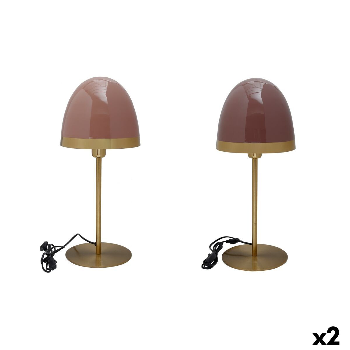 Lâmpada de mesa DKD Home Decor Metal Moderno (23 x 23 x 55 cm) (2 Unidades)