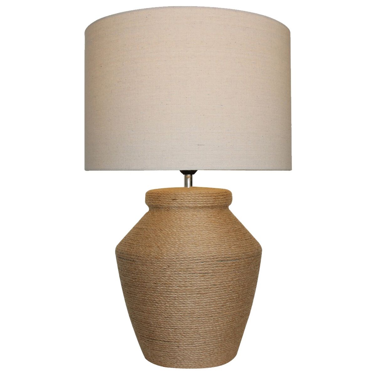 Lâmpada de mesa DKD Home Decor Castanho Bege Corda Dolomite 25 W 50 W 220 V 38 x 38 x 59 cm 38 x 38 x 60 cm