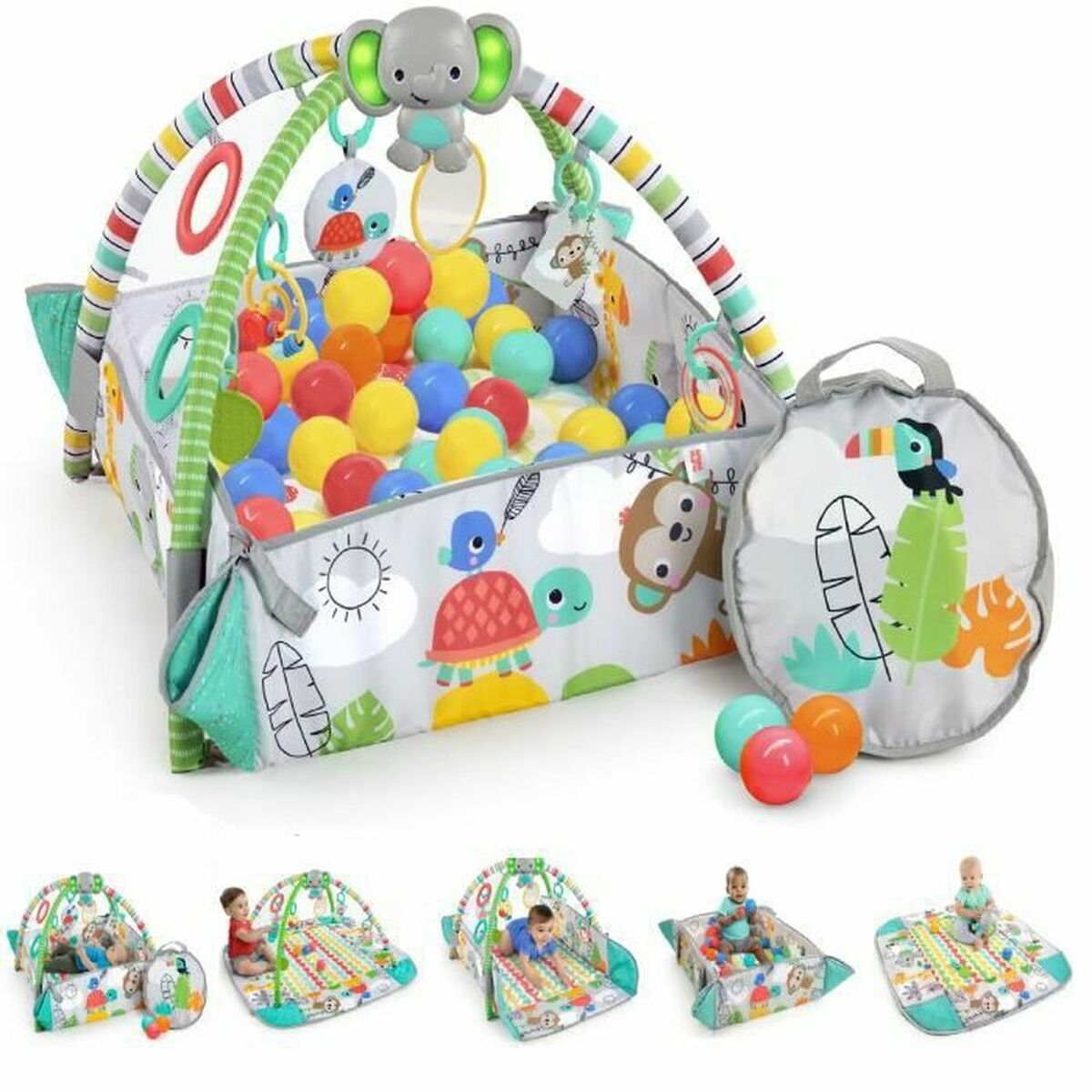 Tapete de jogos Bright Starts Multicolor