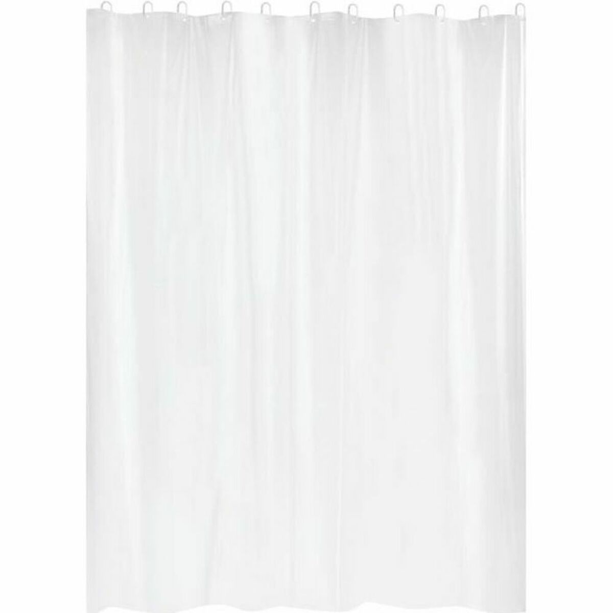Cortina de Duche Gelco Branco PVC PEVA 180 x 200 cm