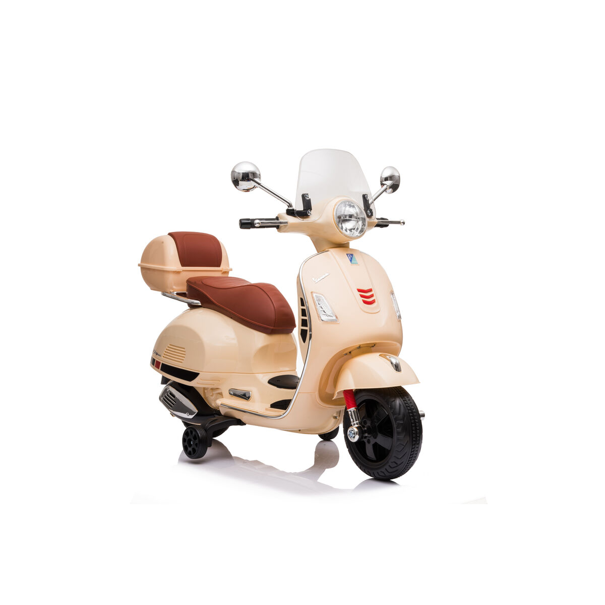Scooter eléctrica para crianças RunRunToys Vespa Castanho 12V