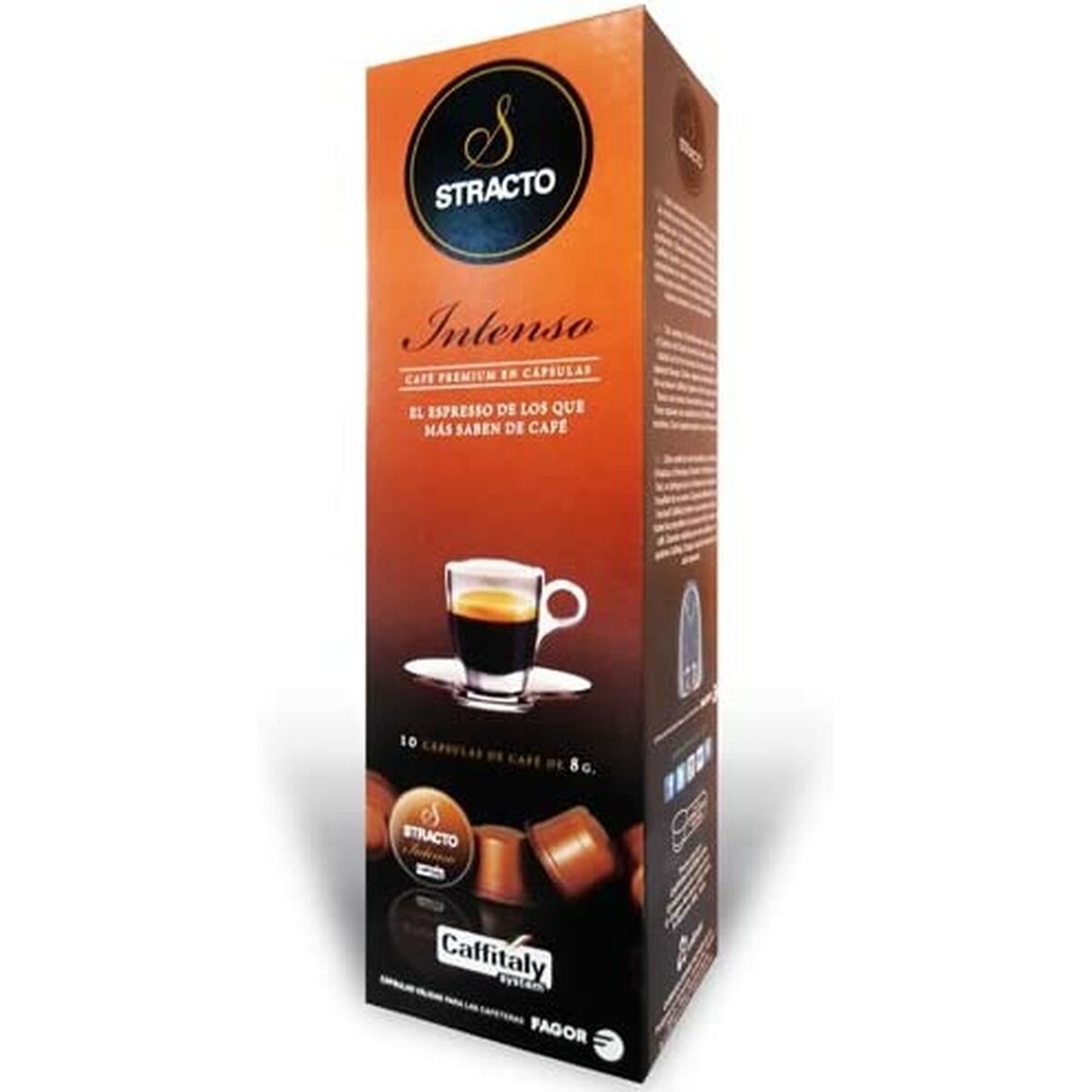 Cápsulas de Café com Estojo Stracto Intenso (10 uds)