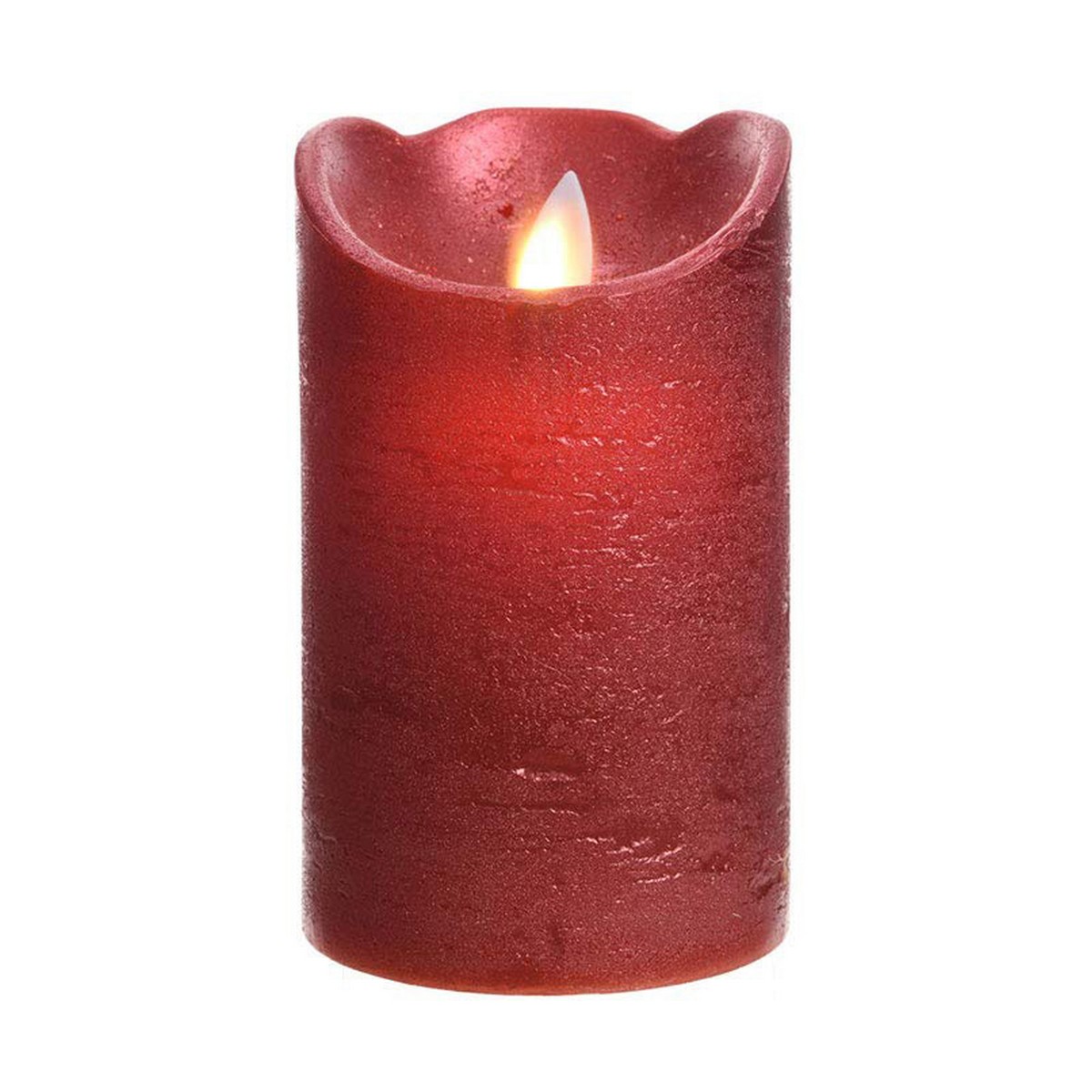 Vela LED Lumineo Vermelho Ø 7,5 X 12,5 CM (AA)