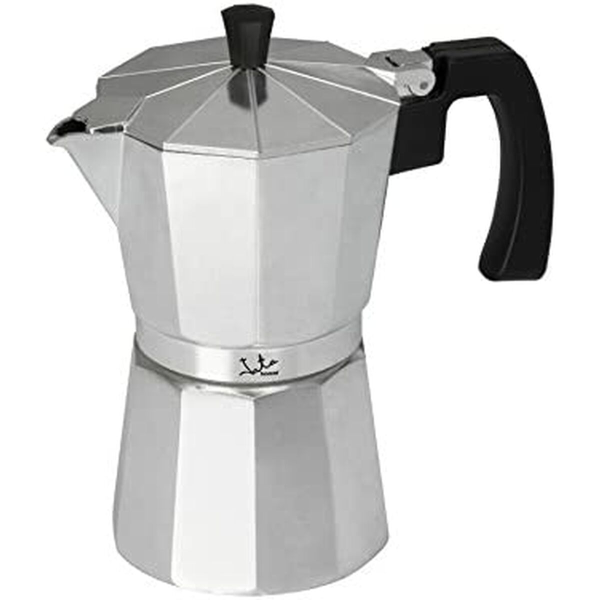 Cafeteira Italiana JATA CCA6 * Prateado 6 Copos Alumínio