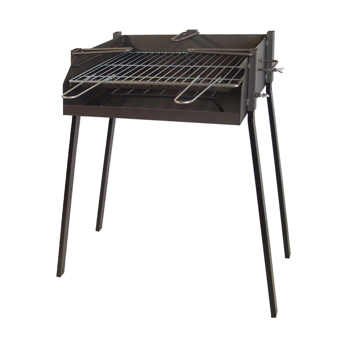 Churrasqueira a Carvão com Pernas Imex el Zorro Preto Metal 50 x 40 x 75 cm