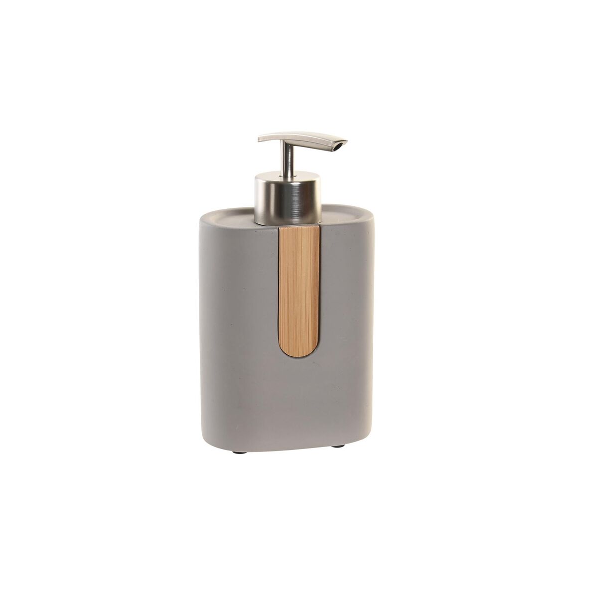Dispensador de Sabão DKD Home Decor Natural Cinzento Laranja Cimento