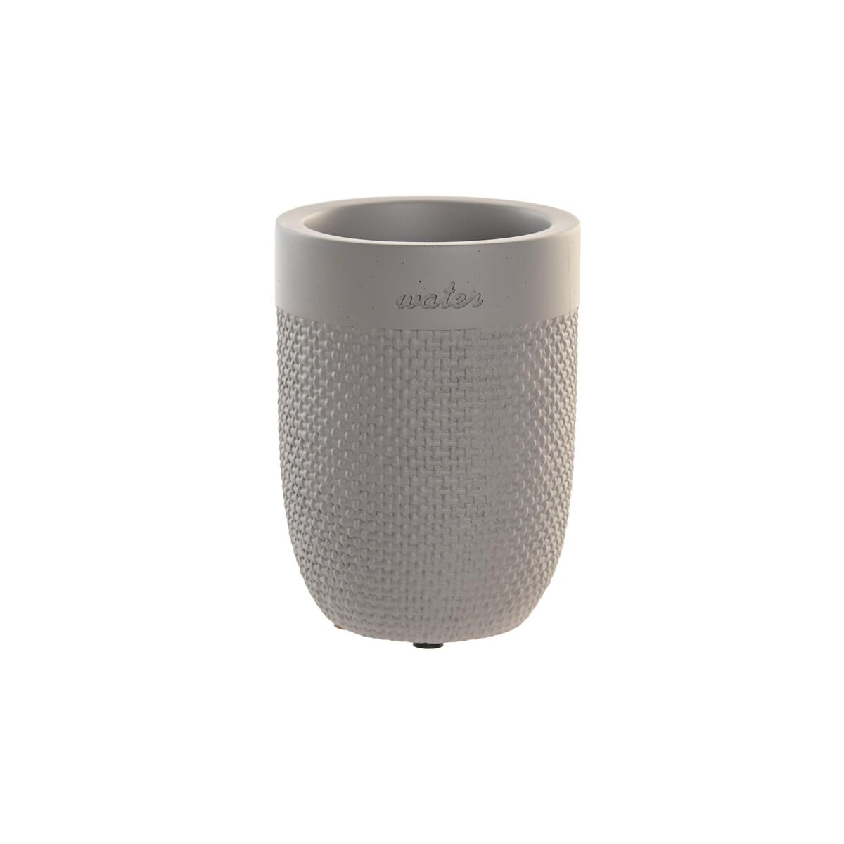 Copo DKD Home Decor Cinzento Cimento 8 x 8 x 10,5 cm