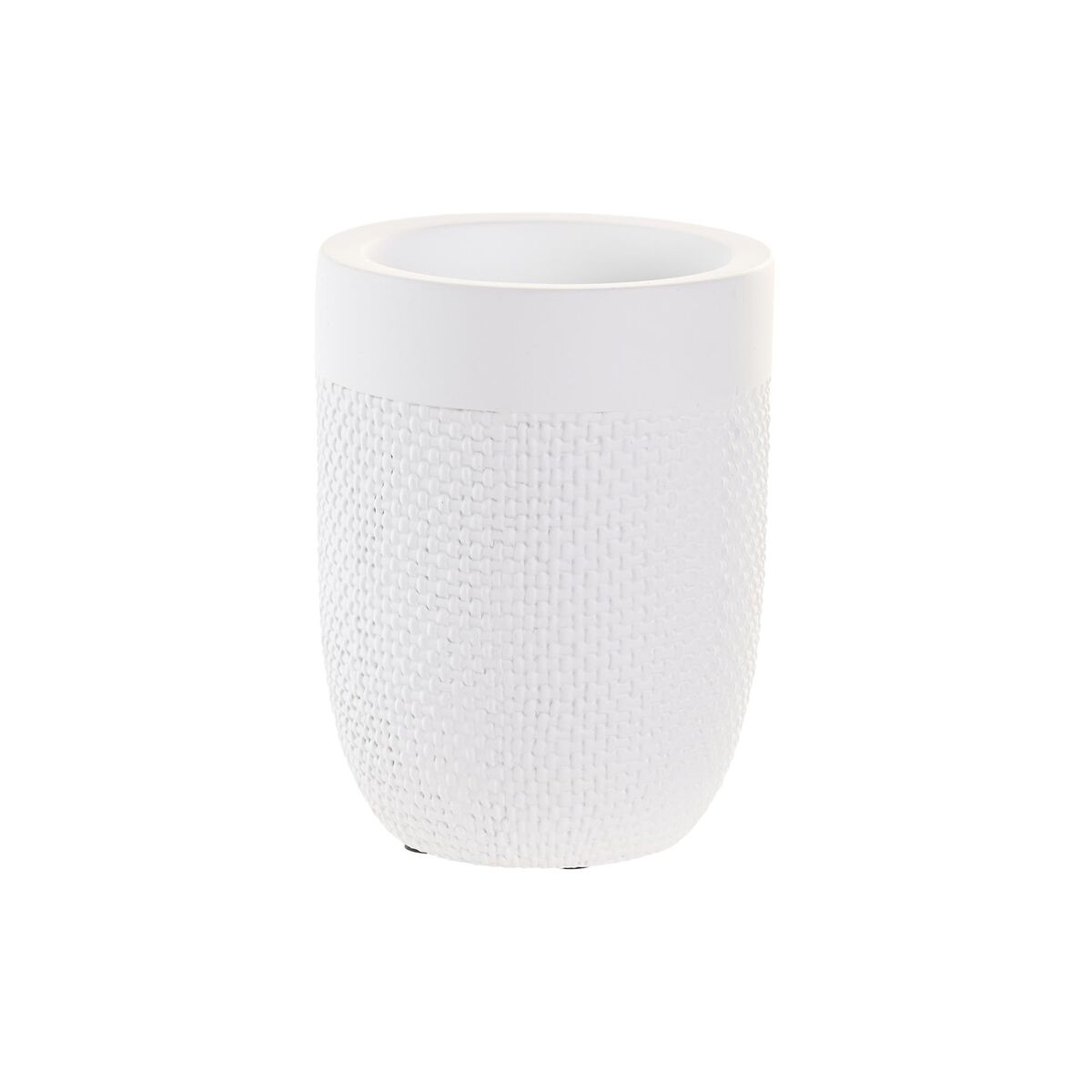 Copo DKD Home Decor Branco Cimento 8 x 8 x 10,5 cm