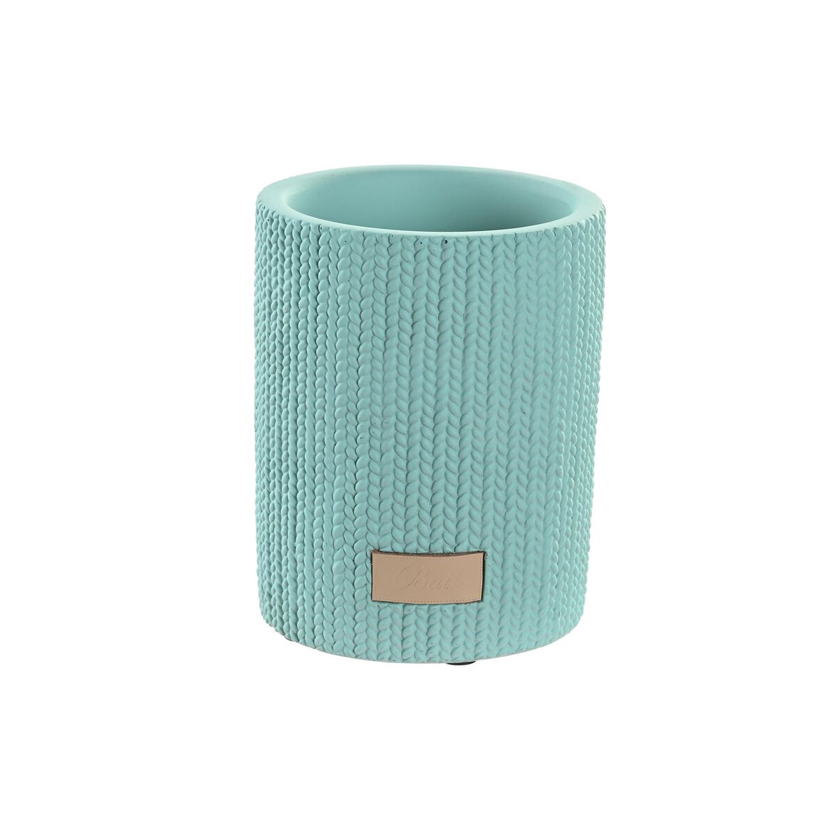 Copo DKD Home Decor Verde Cimento 8 x 8 x 10 cm