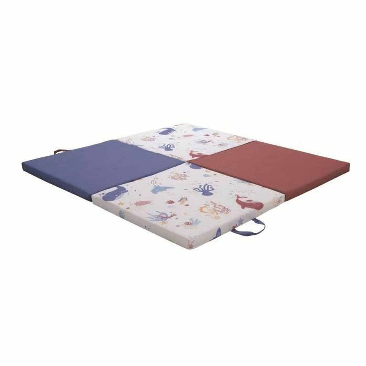 Tapete de jogos Tineo Treasures of the ocean 3 in 1 120 x 120 cm Multicolor