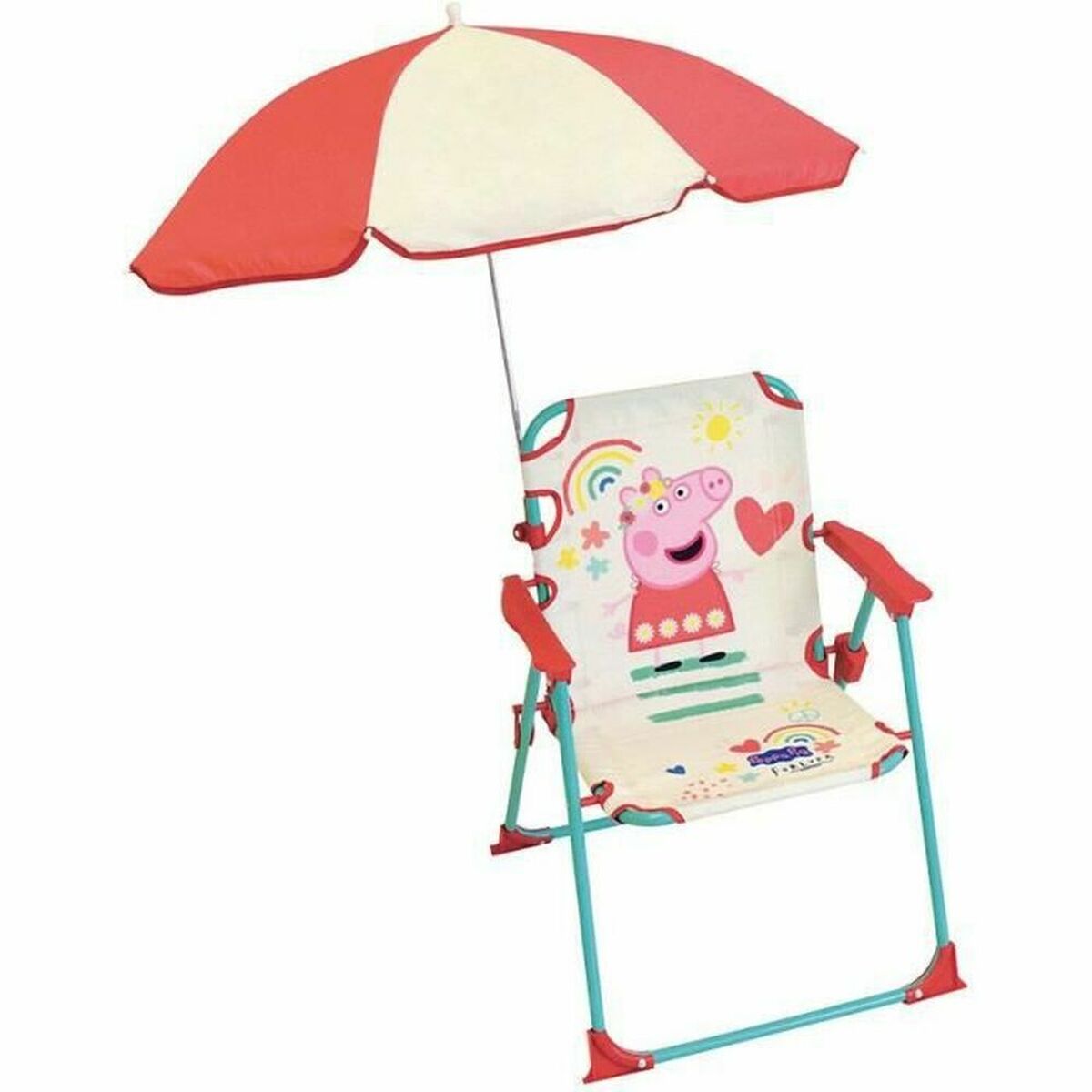 Cadeira de Praia Fun House Peppa Pig Vermelho rouge 65 cm