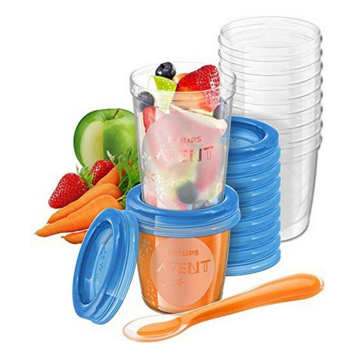 Conjunto de recipientes para comida de bebê Philips SCF721 / 20